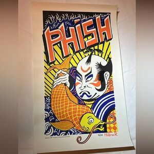 ⭕️Phish Pollock Kabuki Poster 96/1500 Vintage GUC